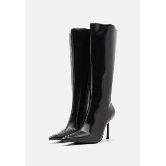 Jeffrey Campbell Womens Darling Pointed Toe Dress Boots Black Size 10M NIB - Picture 2 of 5